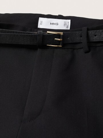 MANGO Regular Панталон с ръб 'Boreal' в черно