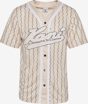 Karl Kani Shirt in Beige: voorkant