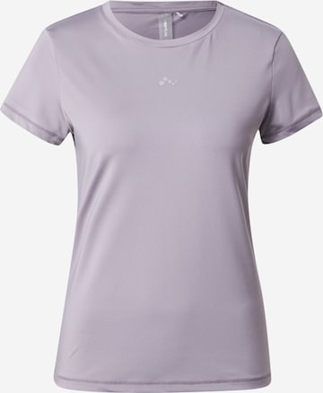 ONLY PLAY - Camisa funcionais 'ONPBREE' em roxo: frente