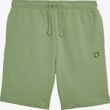 Pantalon Lyle & Scott Big&Tall en vert : devant