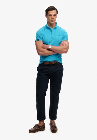 Superdry & Co Shirt 'Vintage Destroy' in Blauw