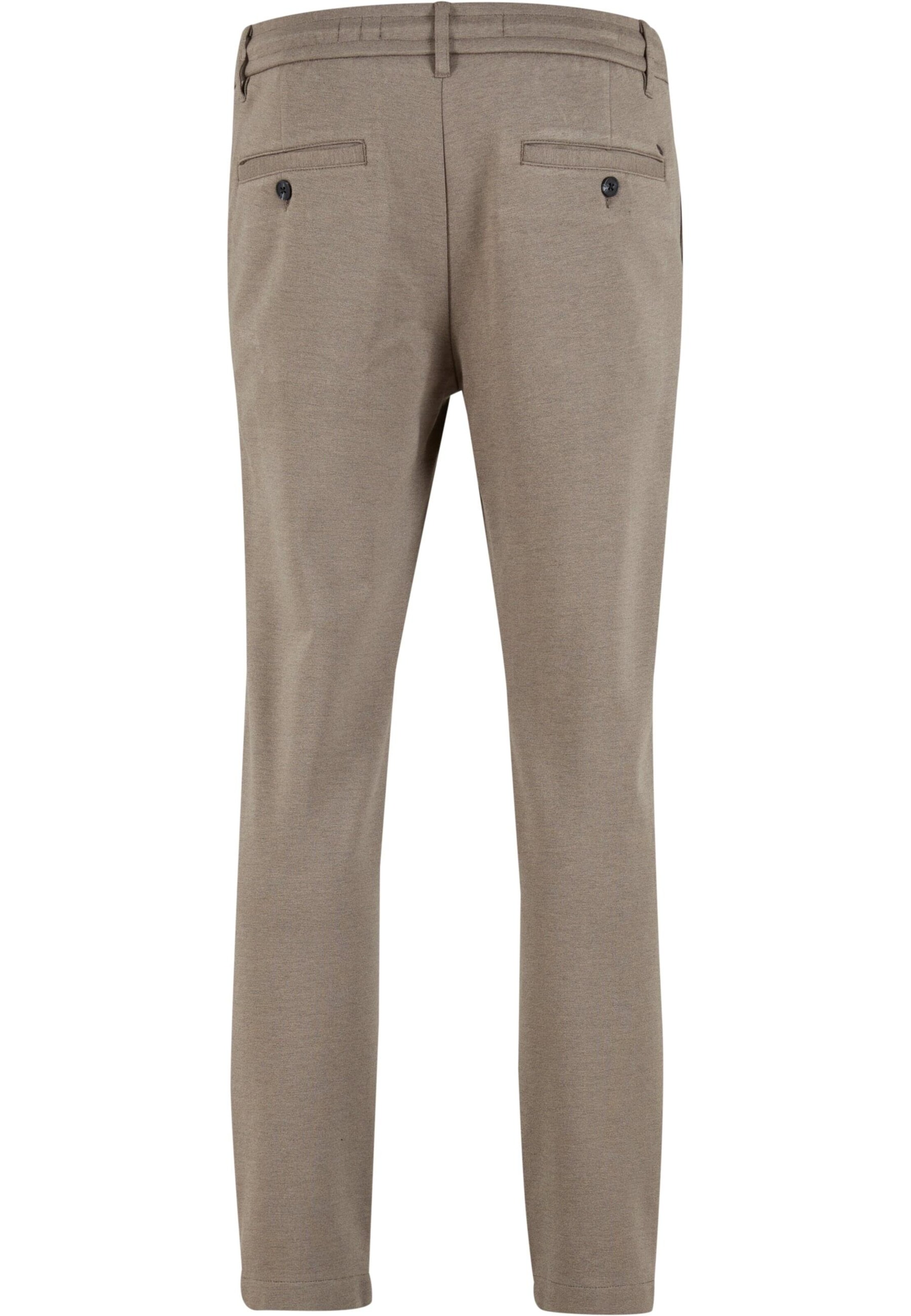 INDICODE JEANS Regular Pleat-Front Pants 'Zeddi' in Beige