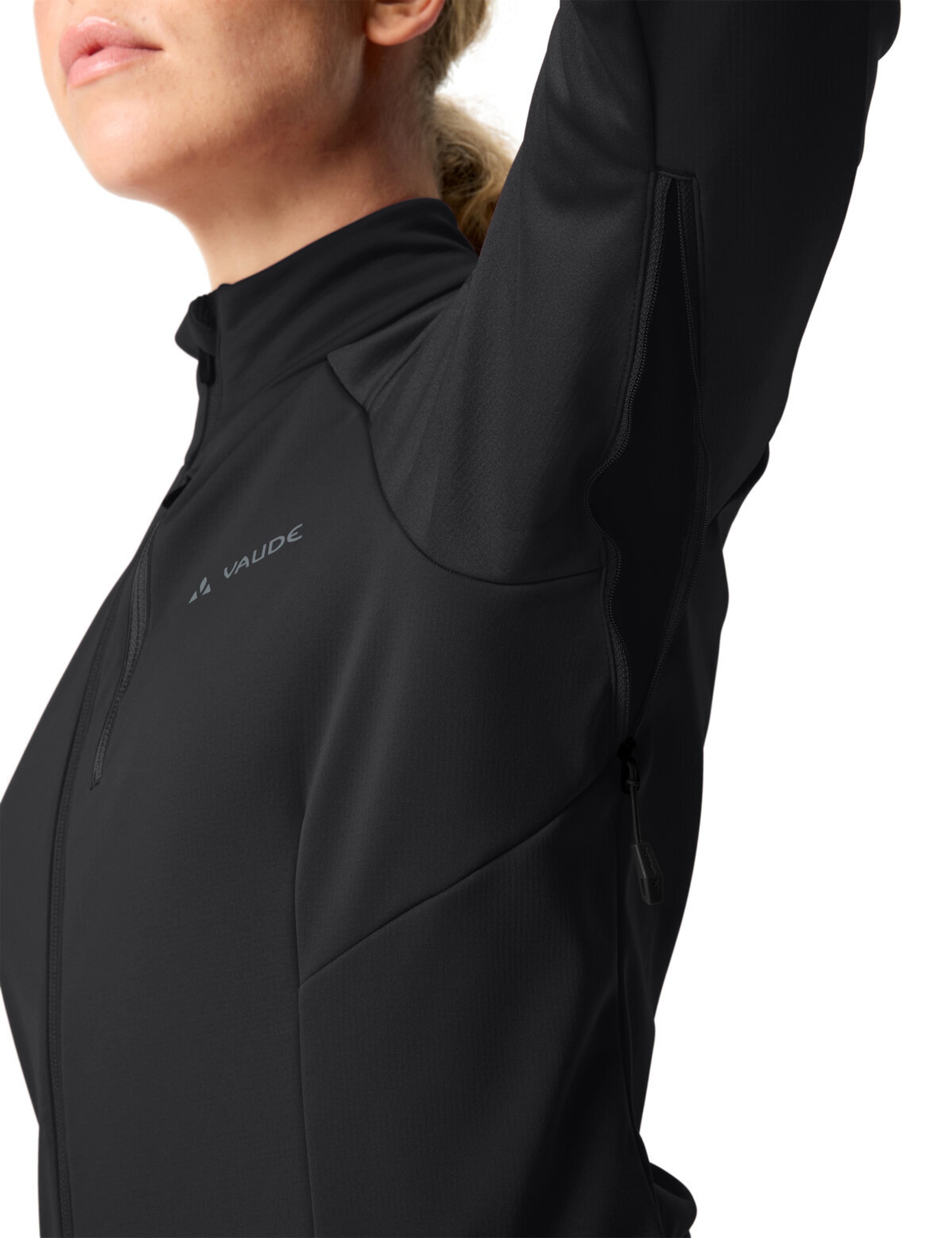 VAUDE Sports jacket 'Posta II' in Black