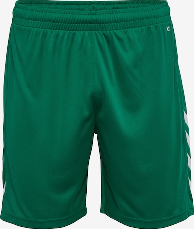 Hummel Pantalon de sport en vert / blanc, Vue avec produit