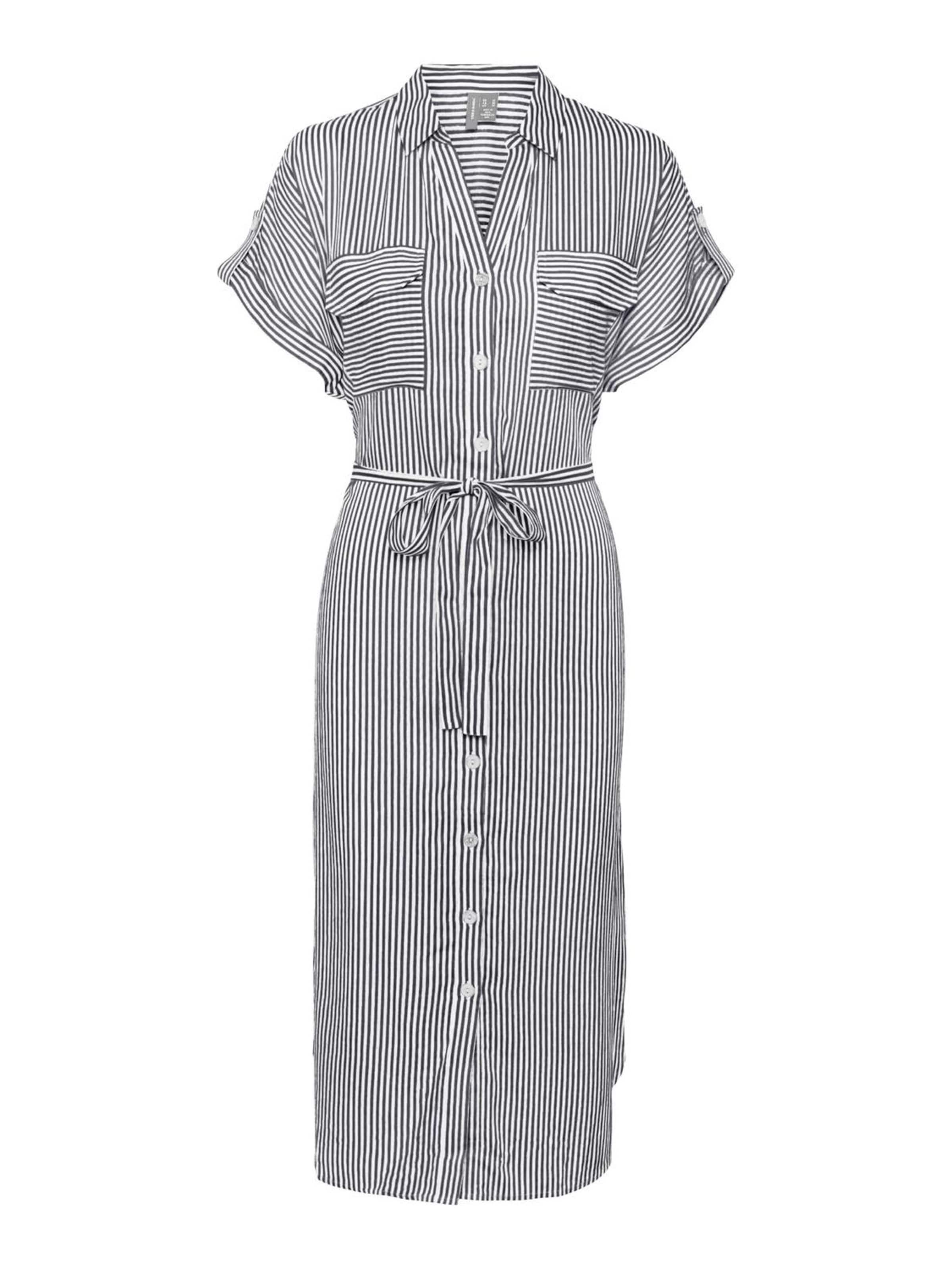 VERO MODA Shirt dress 'Bumpy' in White: front