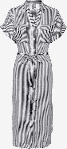 Robe-chemise 'Bumpy' VERO MODA en blanc : devant