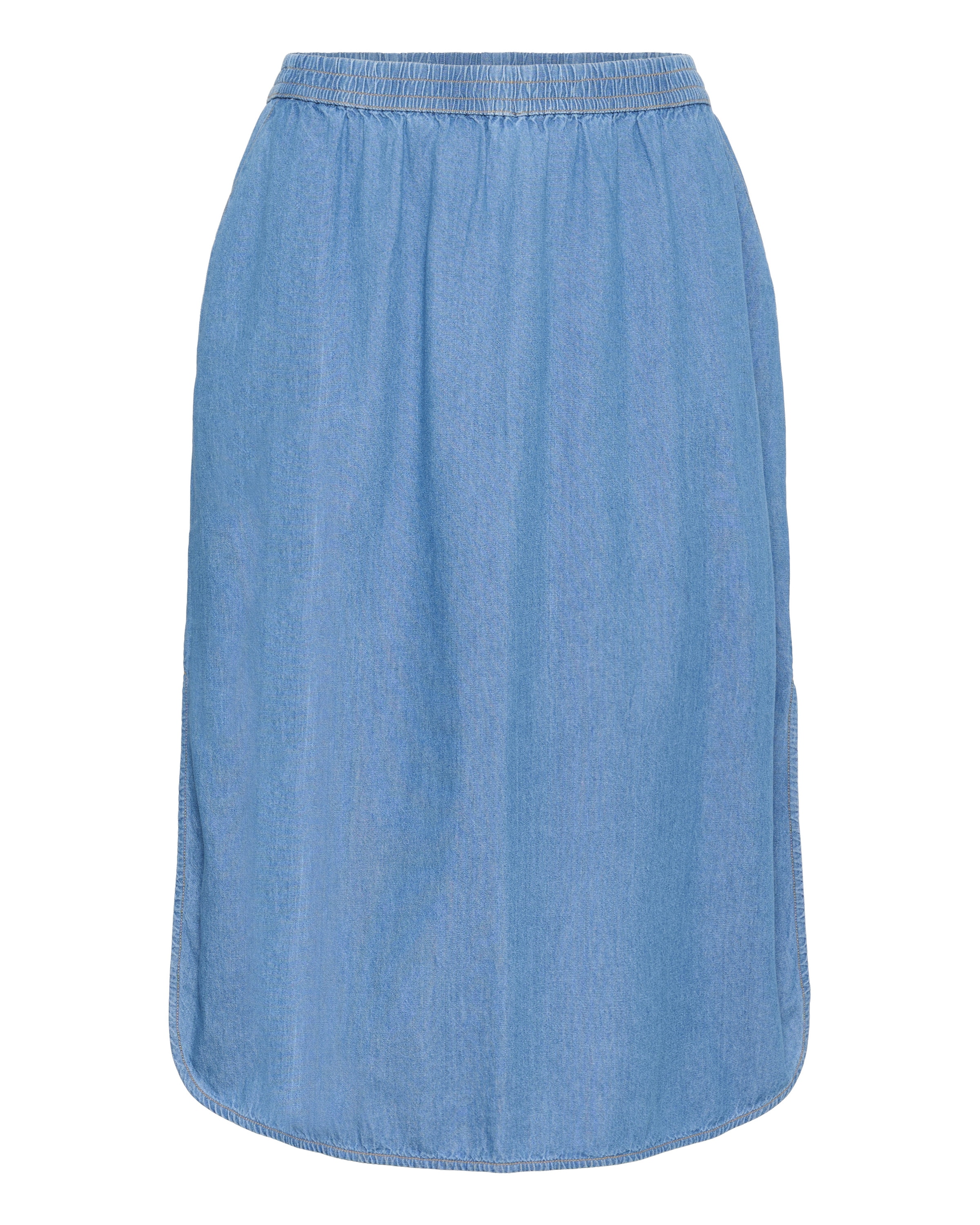 KAFFE CURVE Nederdel 'Louisa' i blå: forside