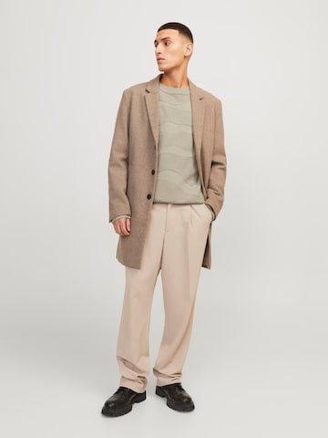 JACK & JONES Trui 'Blujosh' in Beige