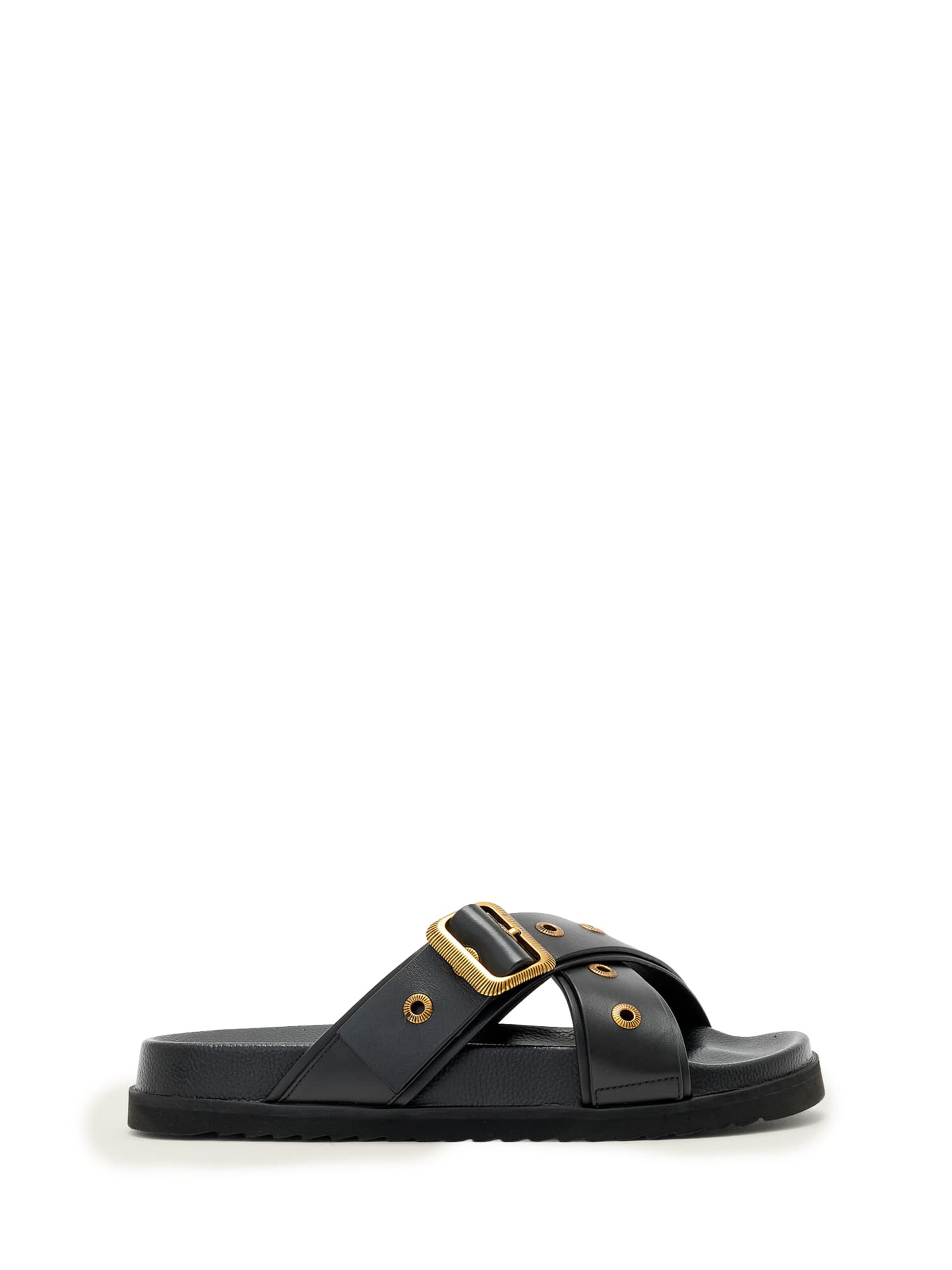 AllSaints Mule 'SUKI WESTERN' in Black: front