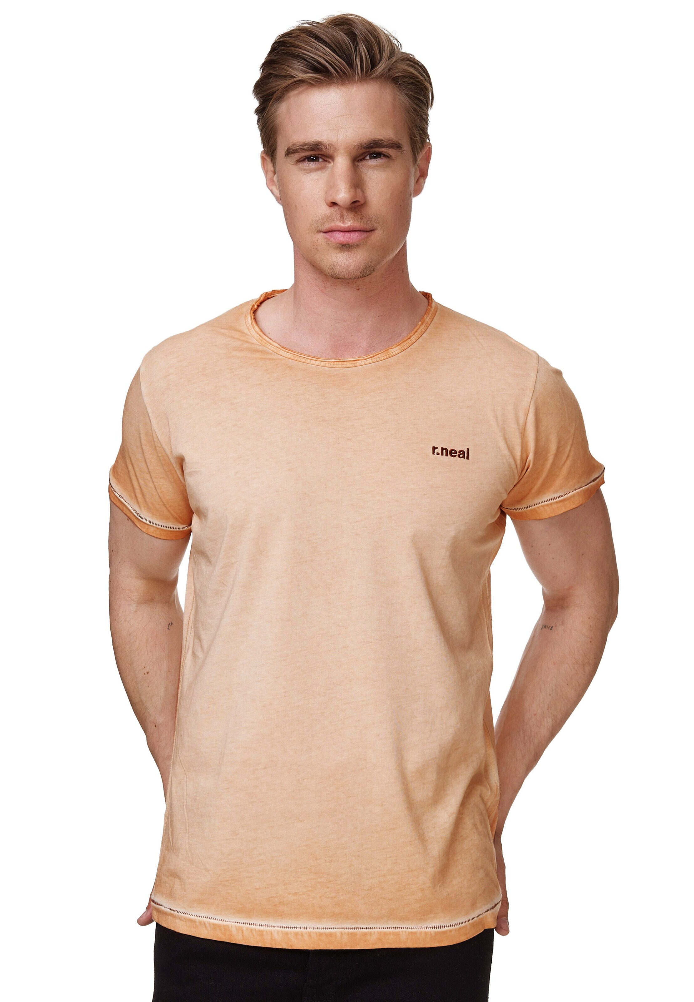 Rusty Neal T-Shirt in Orange: Vorderseite