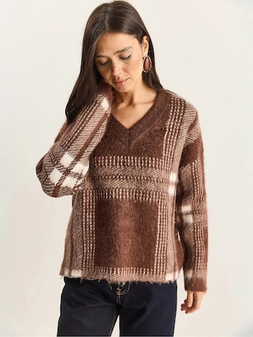 Pullover 'Pullover' di Bianco Lucci in beige: frontale