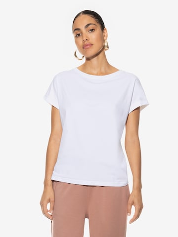 T-shirt 'Organic Power' Mey en blanc : devant