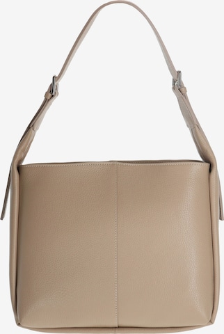 pelēks faina Pleca soma: no priekšpuses