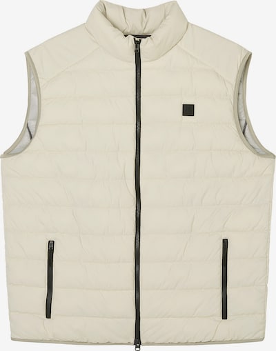 Marc O'Polo Gilet en noir / blanc naturel, Vue avec produit