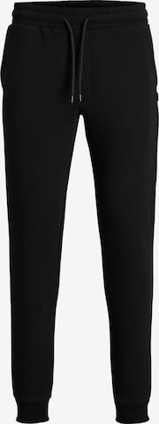 JACK & JONES Tapered Workout Pants 'Gordon' in Black: front