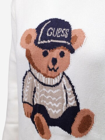 GUESS Trui 'LS CN ALICIA BEAR SW W6BR84 Z1927' in Wit