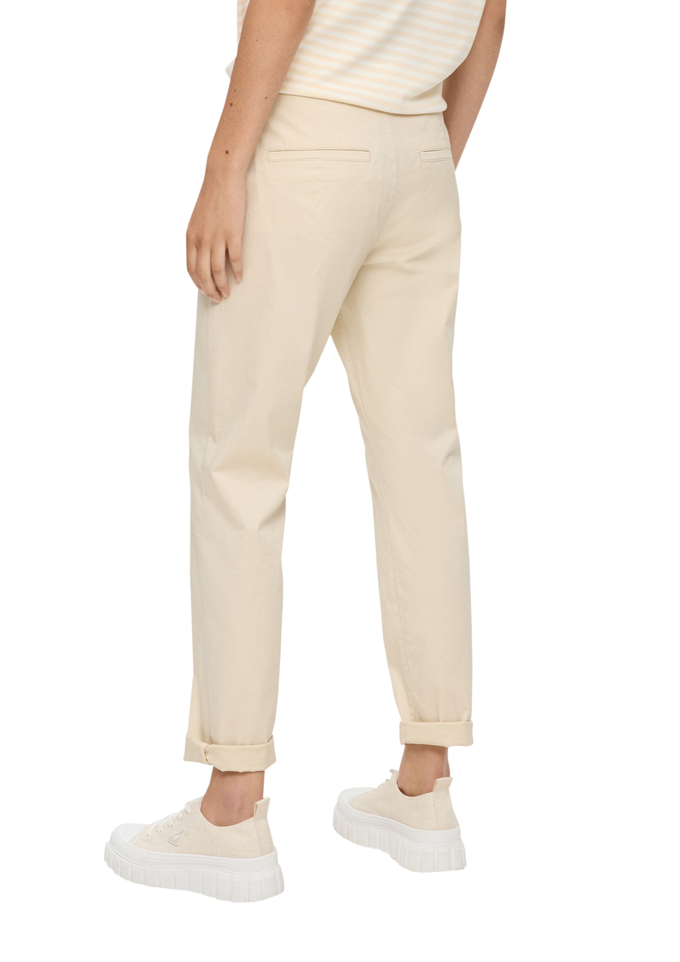 s.Oliver Slimfit Chinohose in Beige