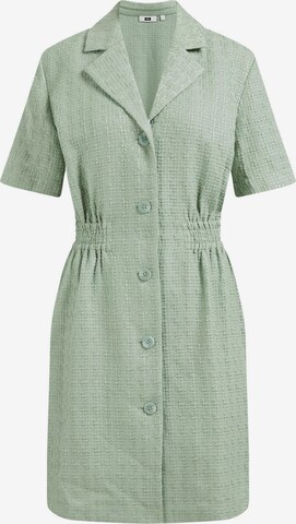 WE Fashion Shirt dress in Green: front