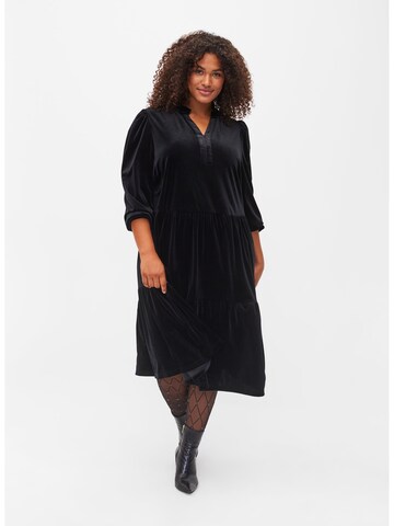 Zizzi Dress in Black: front