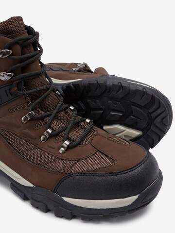 Next Lace-Up Boots in Brown