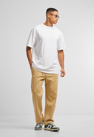 Urban Classics Regular Sports trousers in Beige
