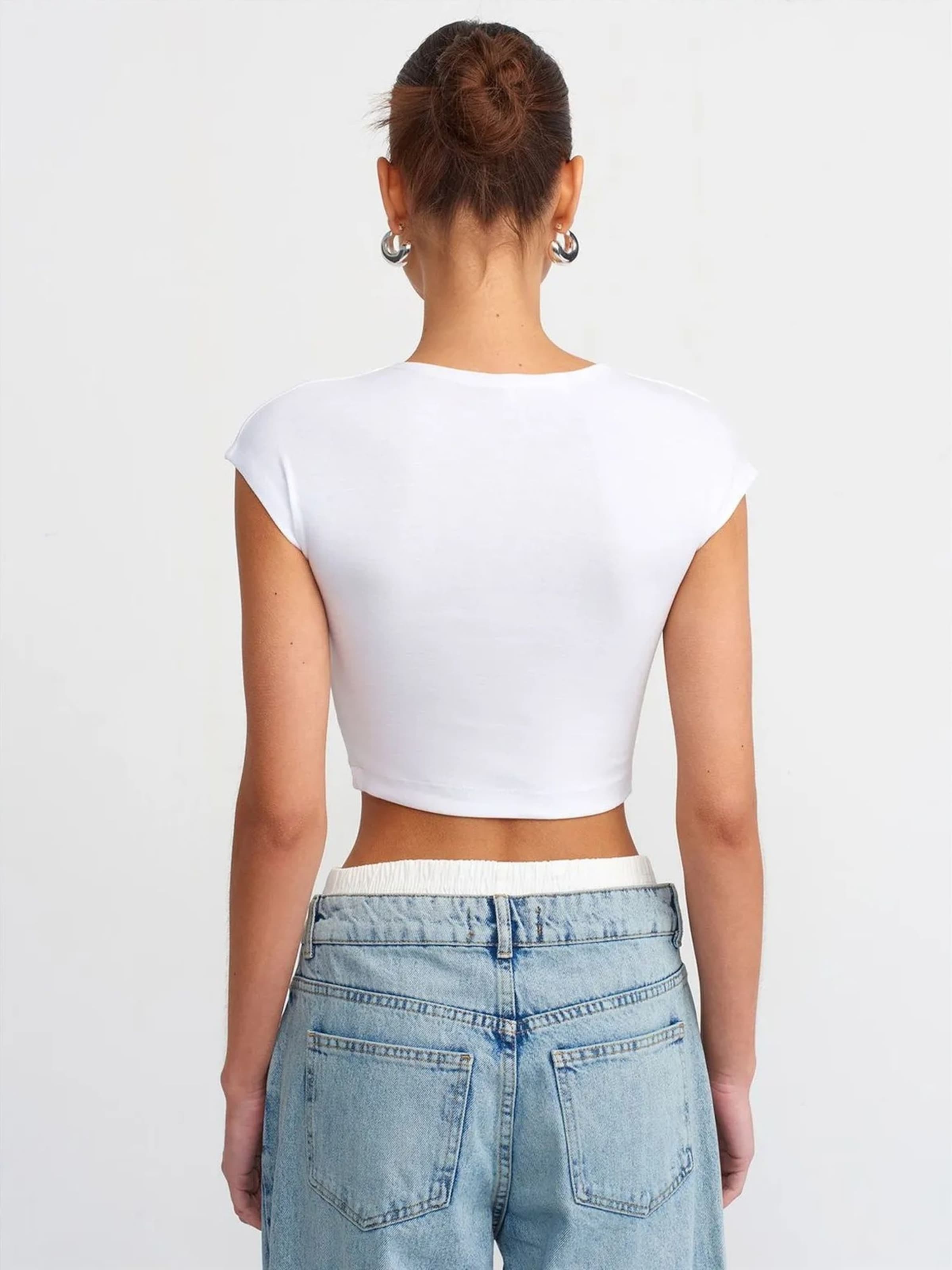 Dilvin Blouse in Wit