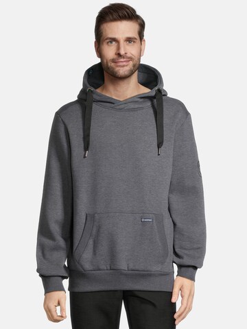 salzhaut Sweatshirt 'HEFF' in Grijs: voorkant