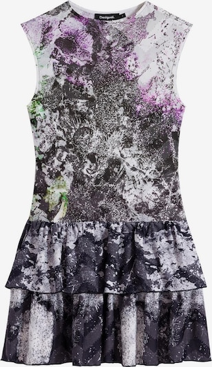 Suknelė iš Desigual, spalva – tamsiai violetinė / juoda / balta, Prekių apžvalga