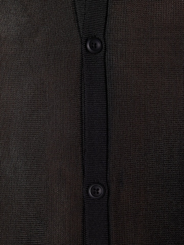Bershka Klasický střih Košile – černá