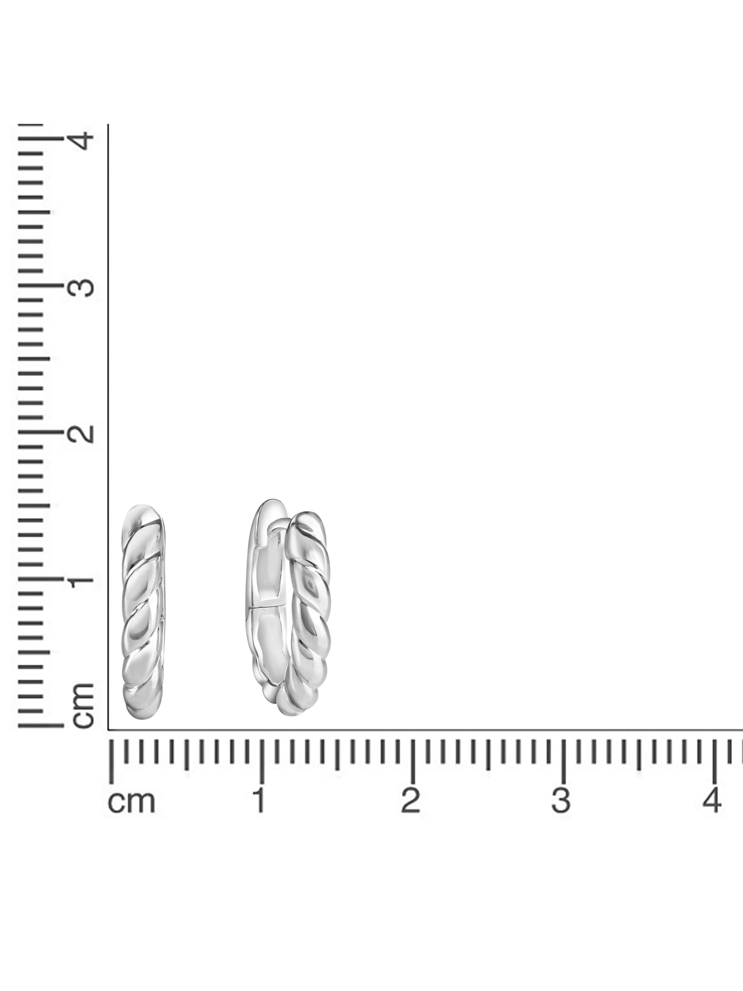 CELESTA Boucles d'oreilles en blanc, Vue avec produit