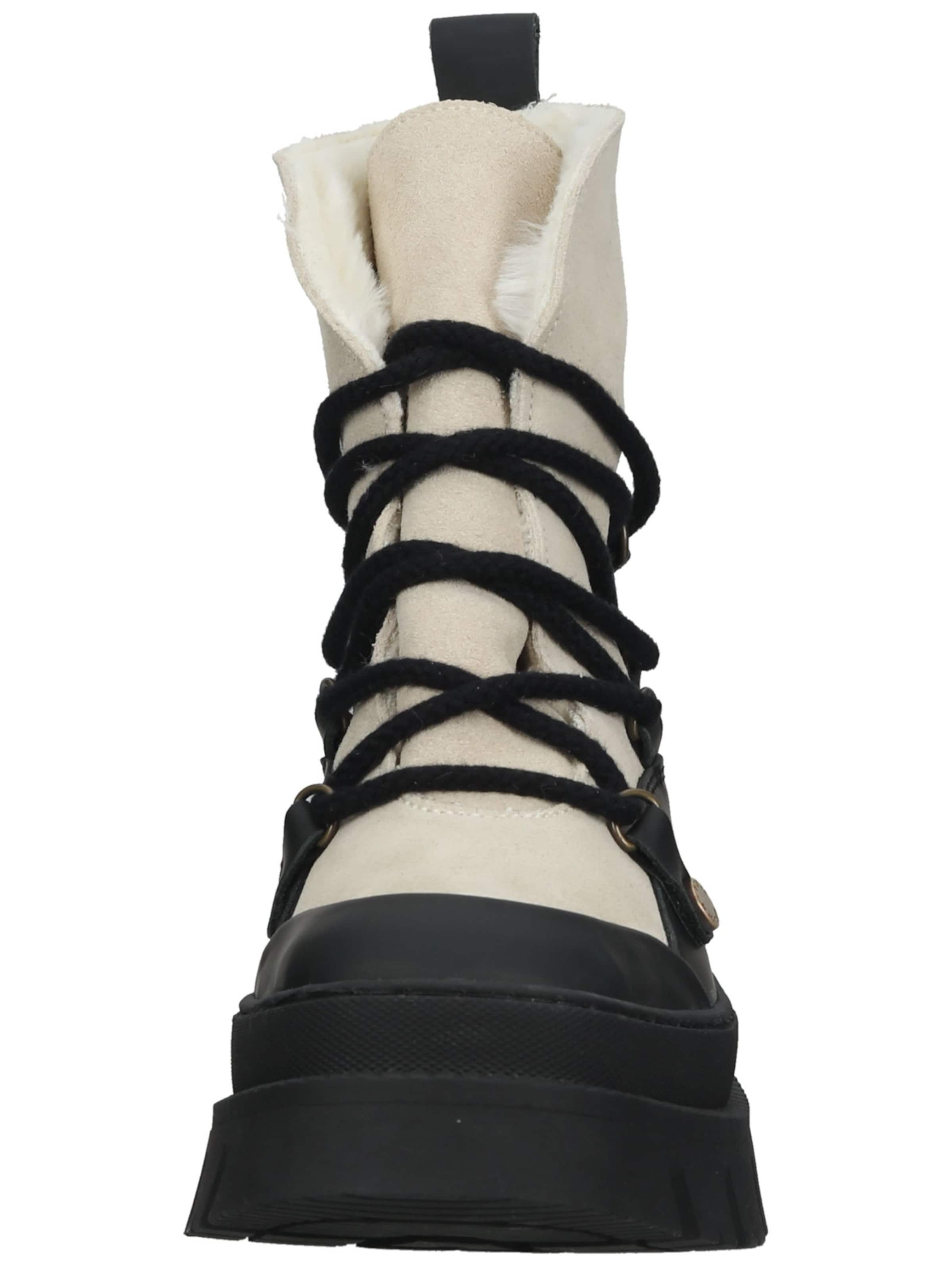 STEVE MADDEN Lace-up bootie in White