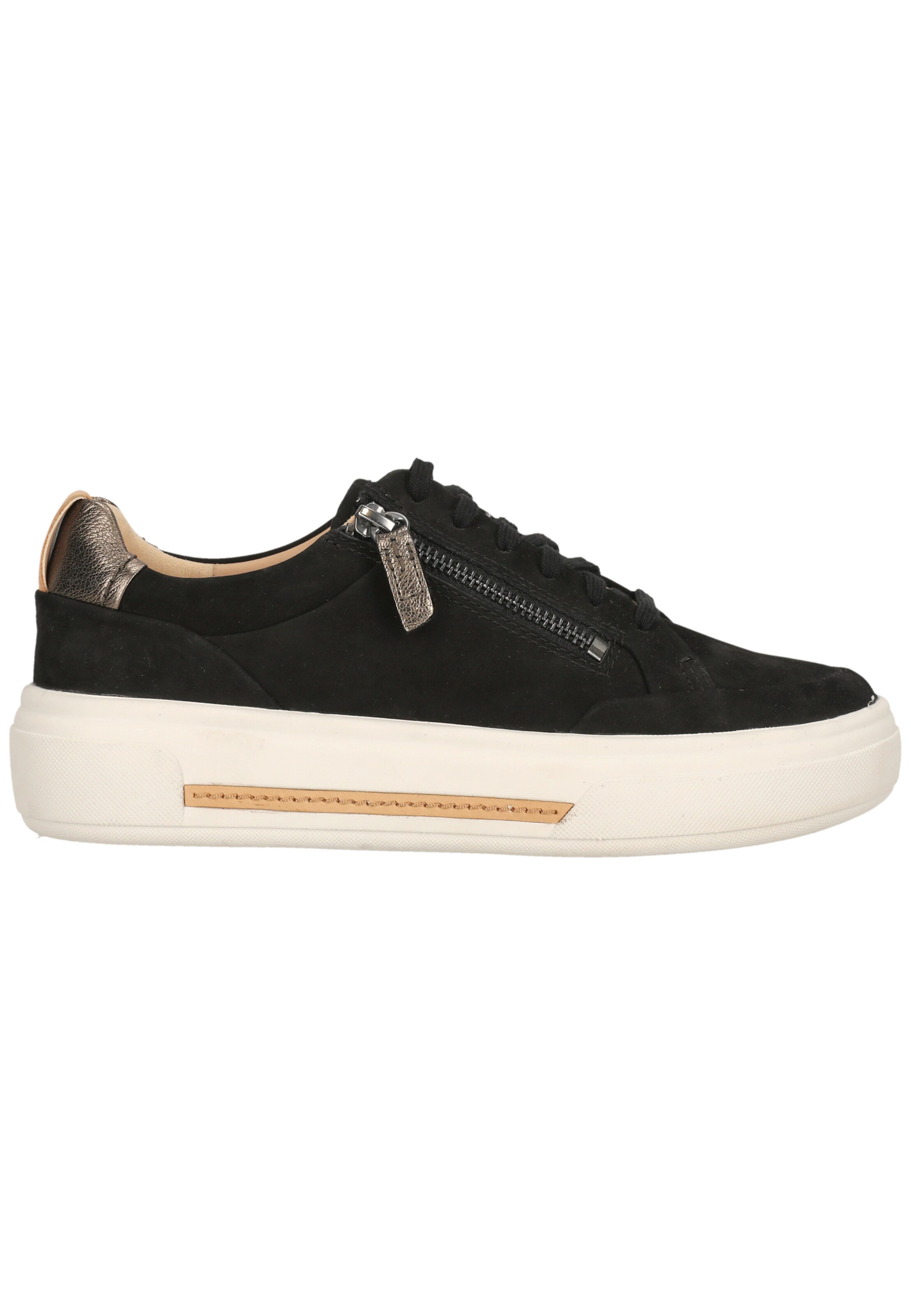 CLARKS Platform trainers 'Hollyhock Zip' in Black