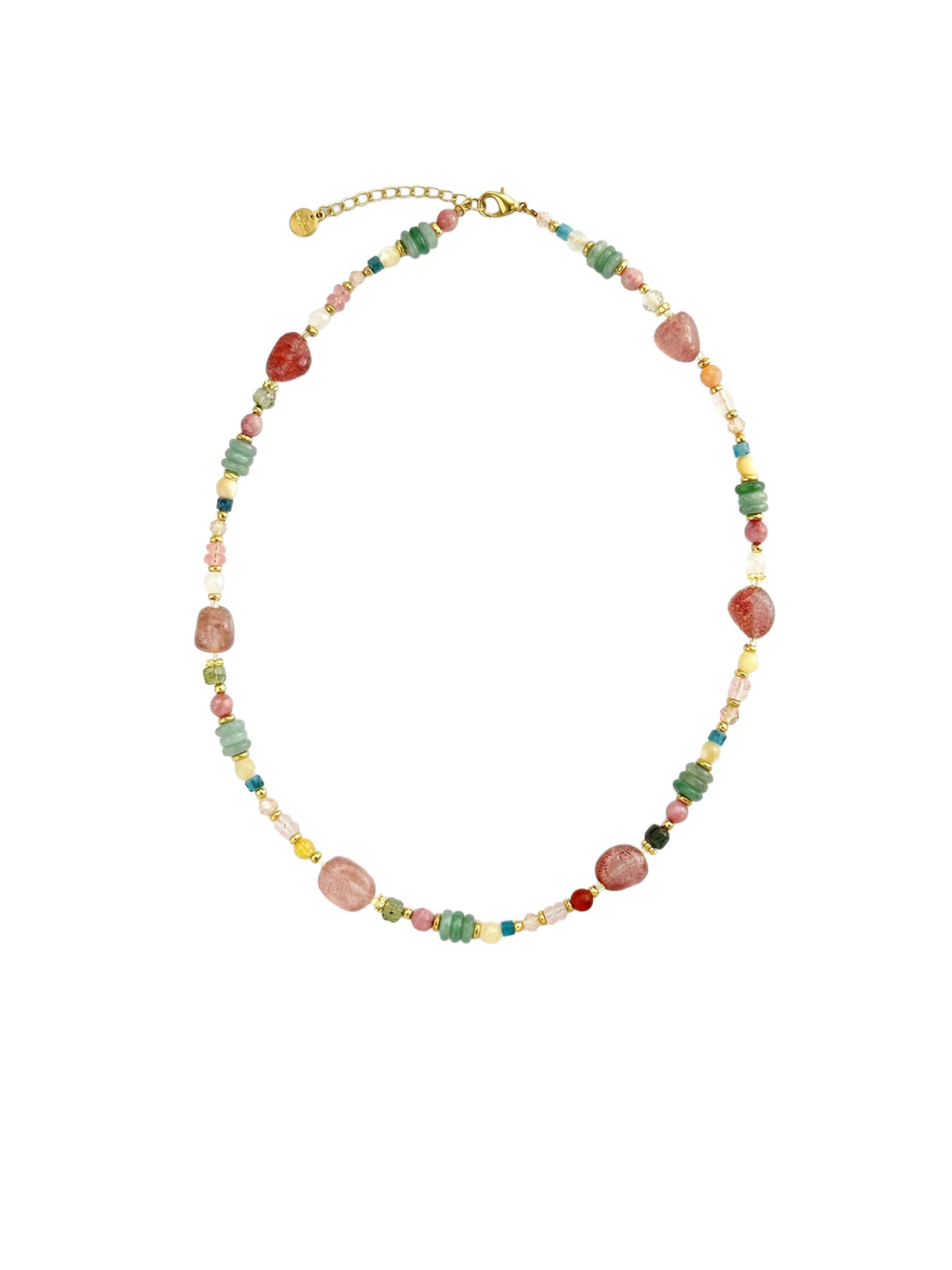 Nemomatheo Kette 'Spring Bloom'‌‌‌‌‌‌‌‌‌ in Mischfarben: Vorderseite