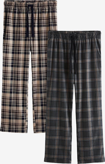 Pižaminės kelnės iš Next, spalva – smėlio spalva / tamsiai pilka / juoda, Prekių apžvalga