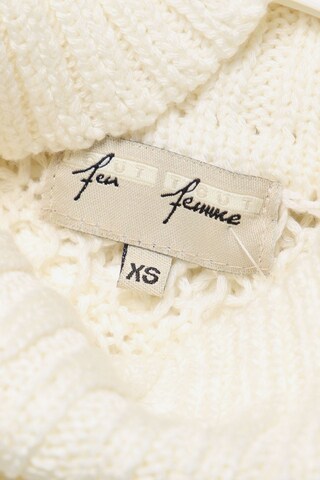 TOUT FEU TOUT FEMME Sweater & Cardigan in XS in White