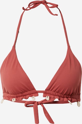 Banana Moon Triangle Bikini top in Pink: front