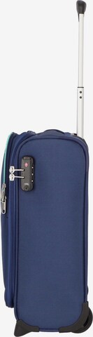 American Tourister Trolley in Blauw