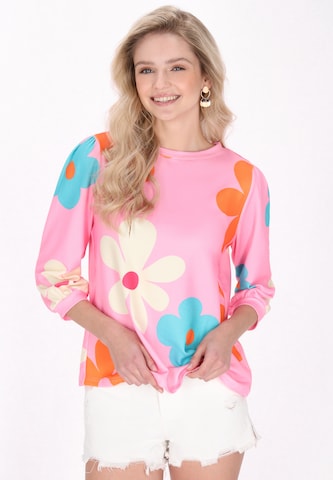 IZIA - Blusa en rosa: frente