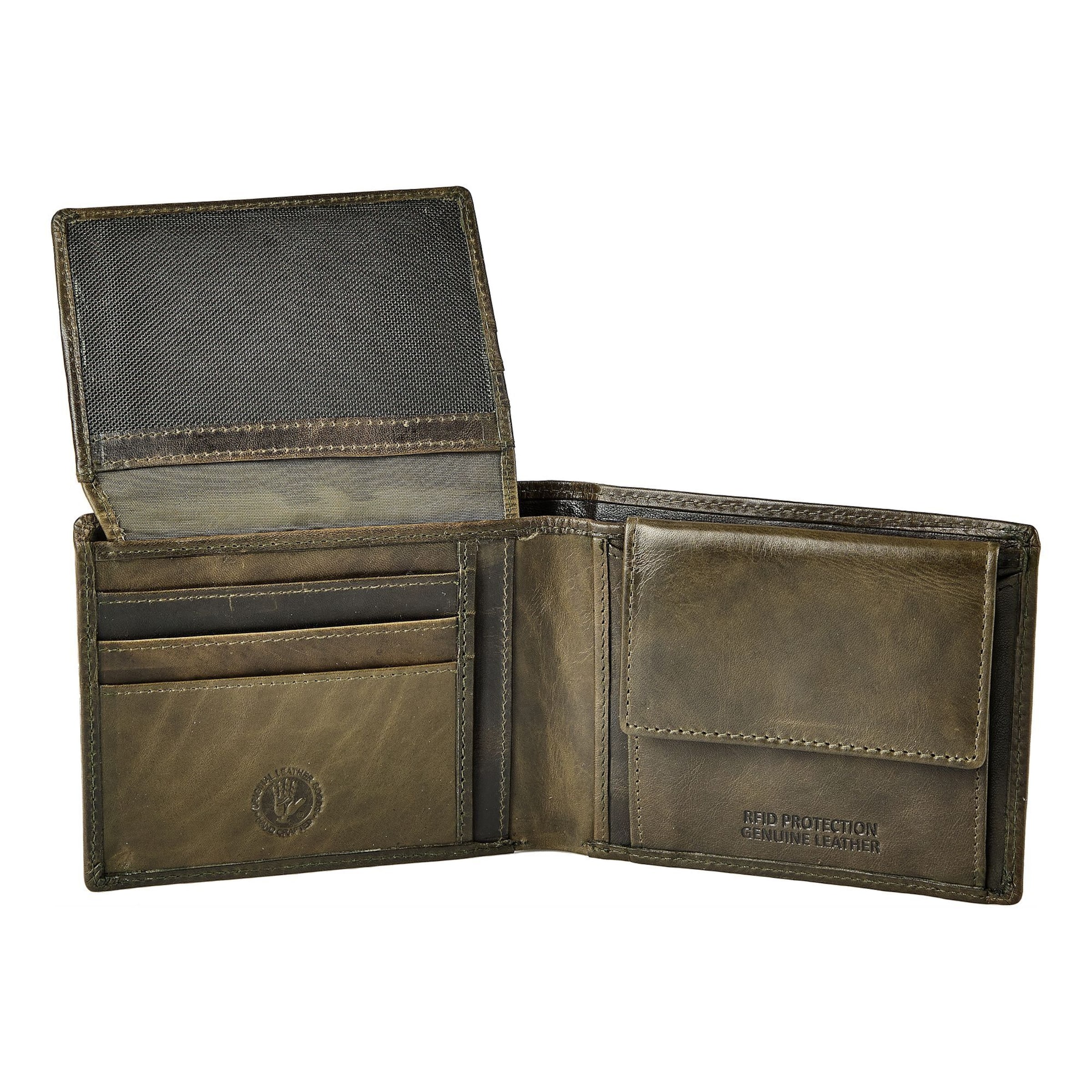 GREENBURRY Wallet 'Newport' in Green