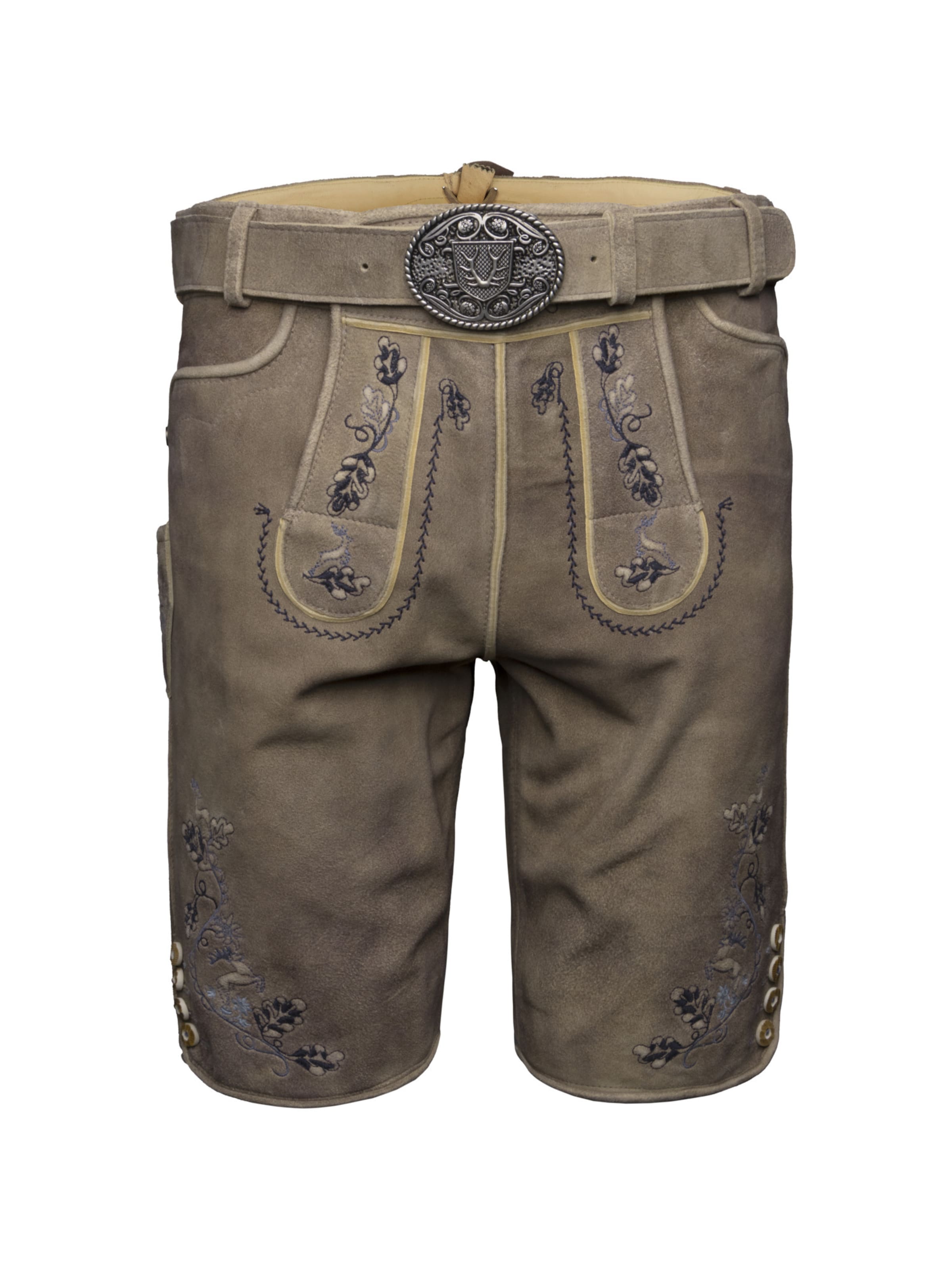 Krüger Buam Regular Traditional pants 'Keanu' in Brown: front