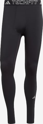 Skinny Pantaloni sportivi di ADIDAS PERFORMANCE in nero: frontale