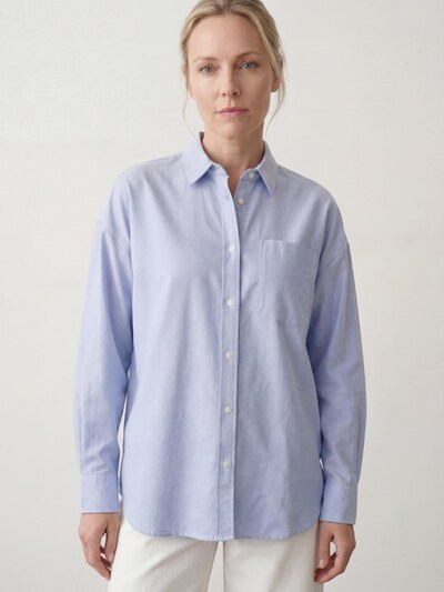 ARMIE Bluse 'The Johanne Oxford Shirt' i XS i lyseblå, Produktvisning