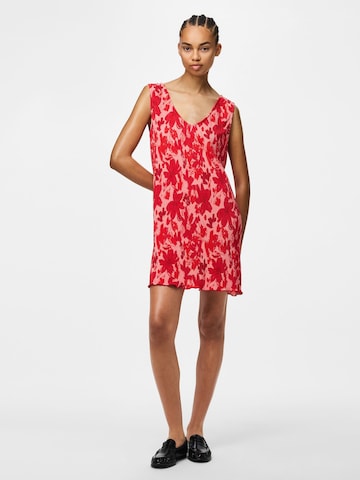 PIECES Jurk in Rood