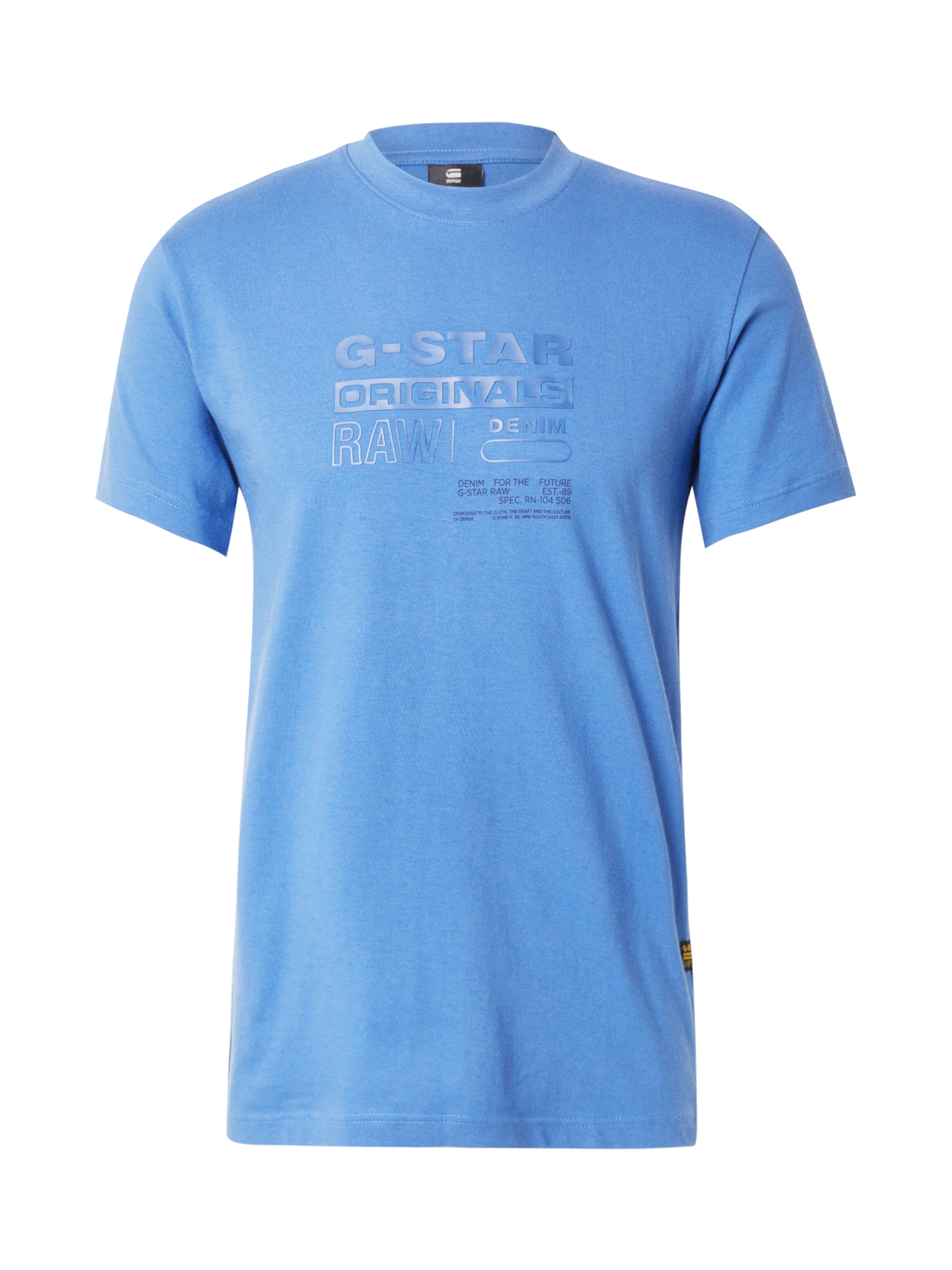 G-STAR T-Shirt in Blau: Vorderseite