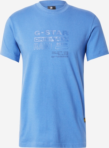 G-STAR T-Shirt in Blau: Vorderseite