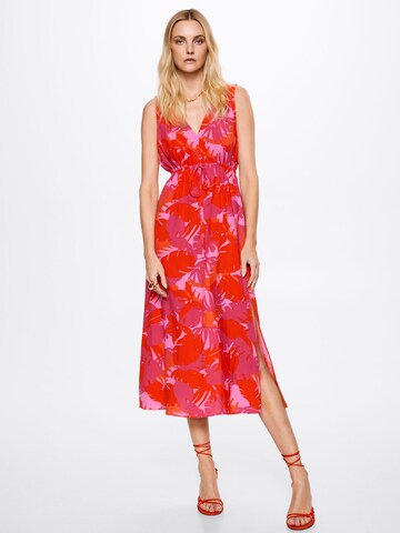 MANGO Summer Dress 'YULIA' in Pink