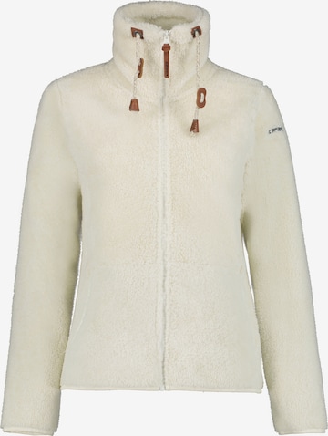 ICEPEAK Functionele fleece jas 'Porterdale' in Wit: voorkant
