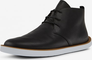 CAMPER Lace-Up Boots 'Wagon' in Black: front