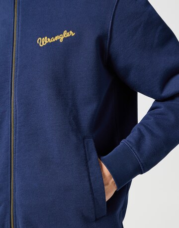 Veste de survêtement 'Funnel' WRANGLER en bleu
