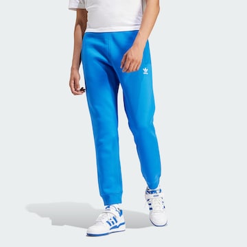 Effilé Pantalon 'Trefoil Essentials' ADIDAS ORIGINALS en bleu : devant